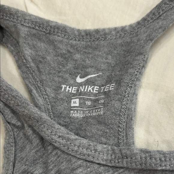 Nike Gray Tank Top with Red and Blue Logo - Picture 2 of 5